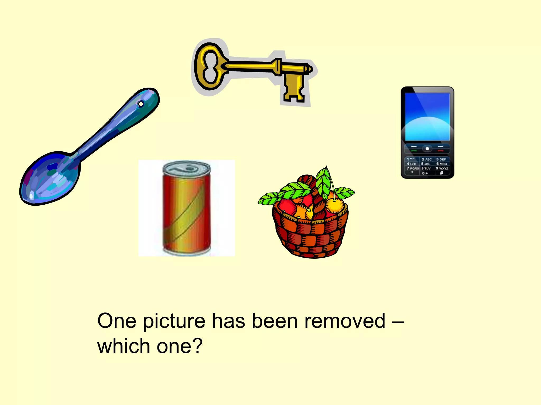 One picture has been removed –
which one?
 
