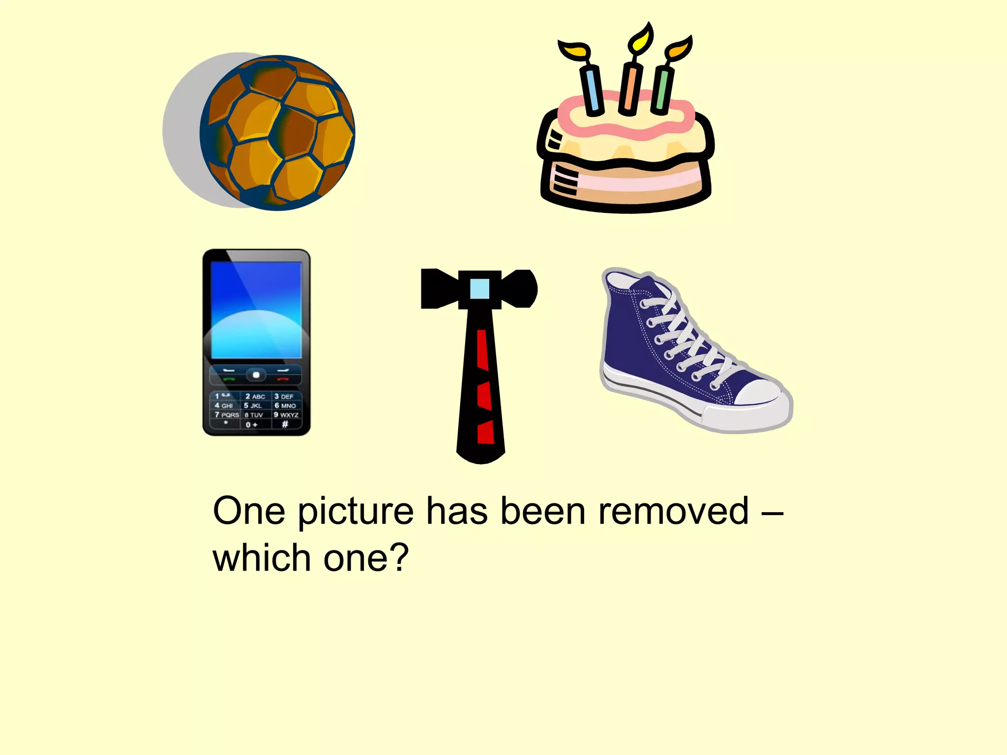 One picture has been removed –
which one?
 