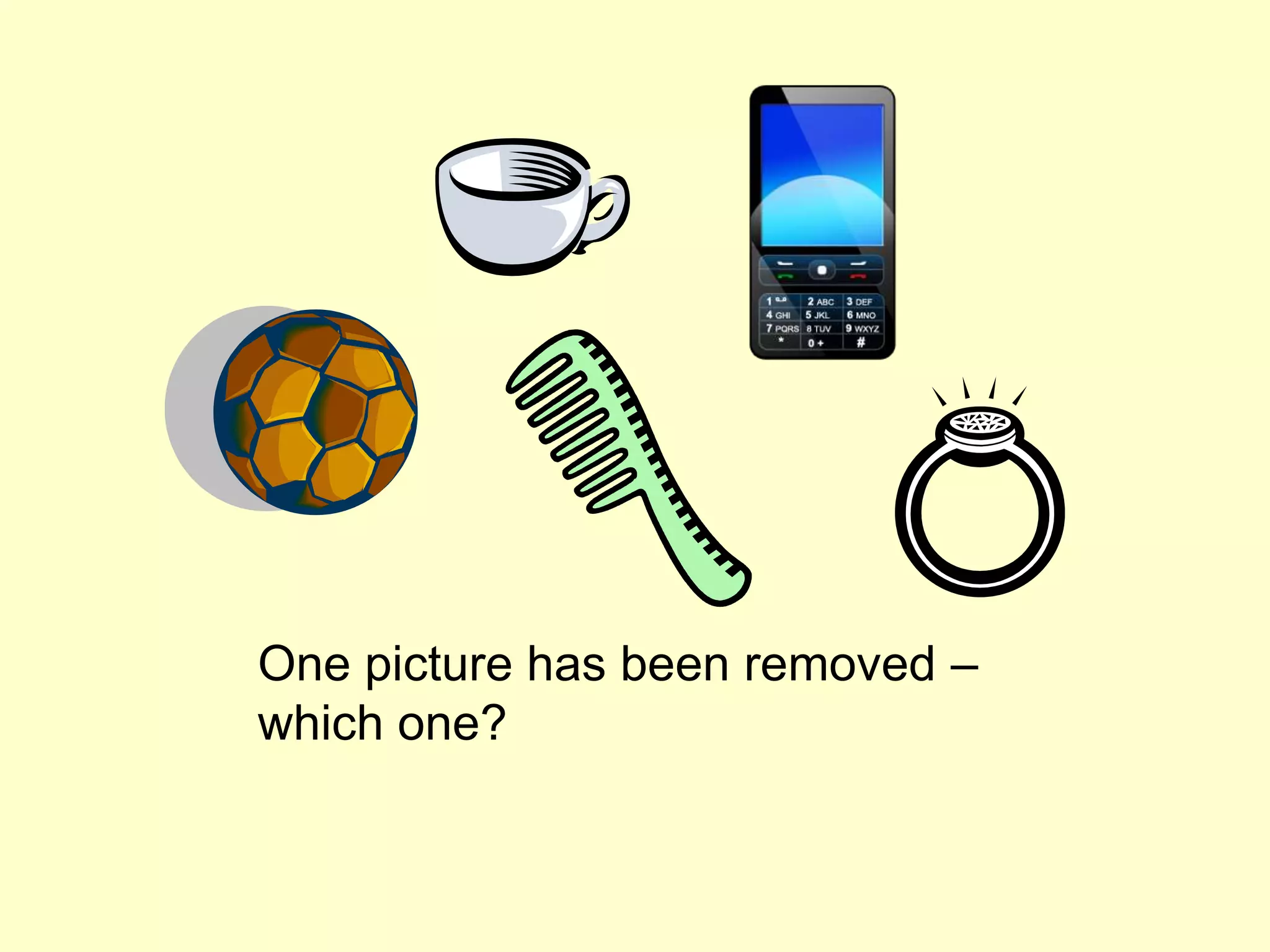 One picture has been removed –
which one?
 