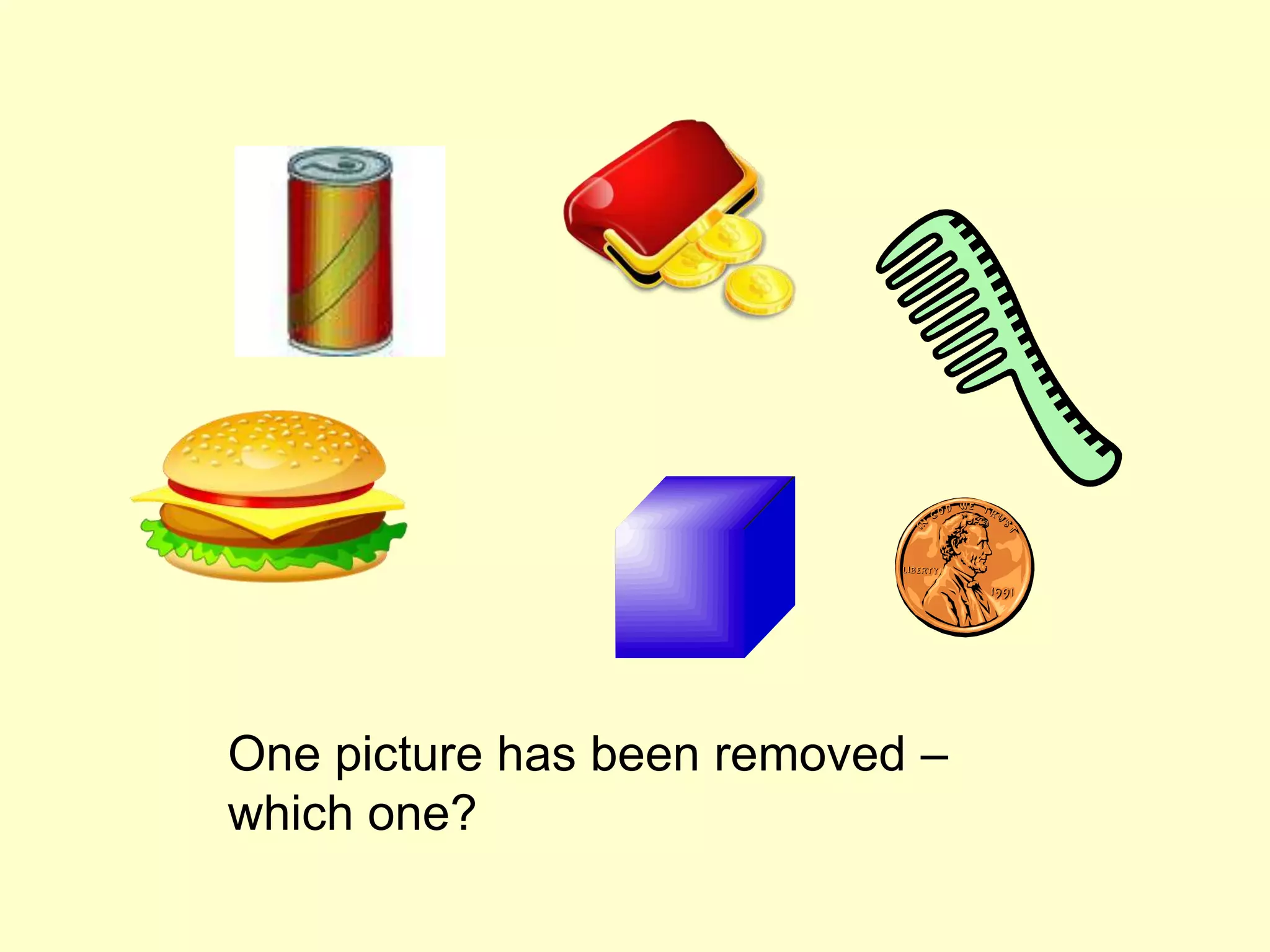 One picture has been removed –
which one?
 