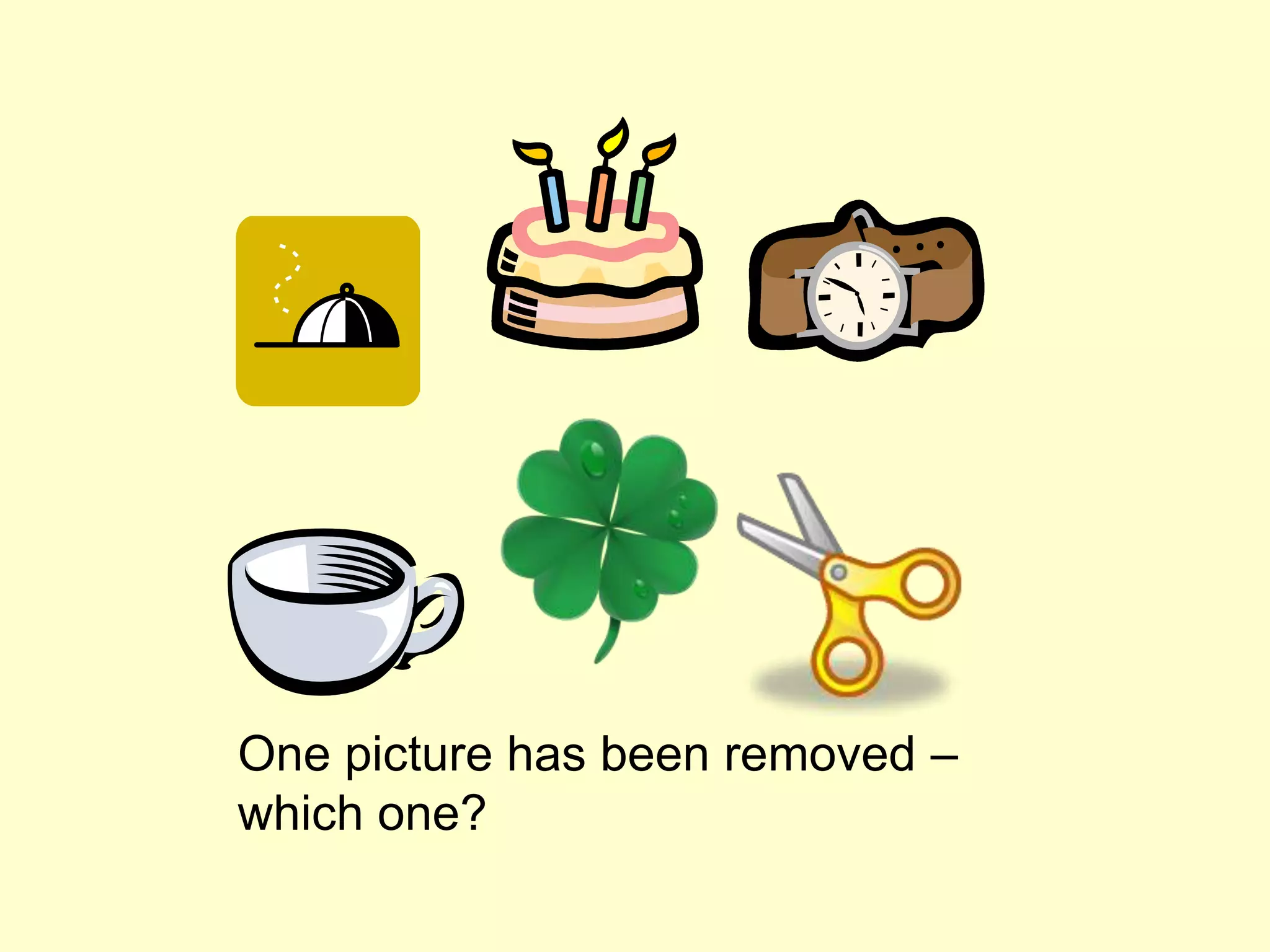One picture has been removed –
which one?
 