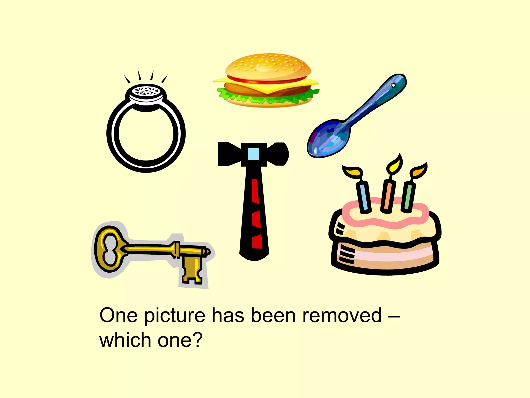 One picture has been removed –
which one?
 
