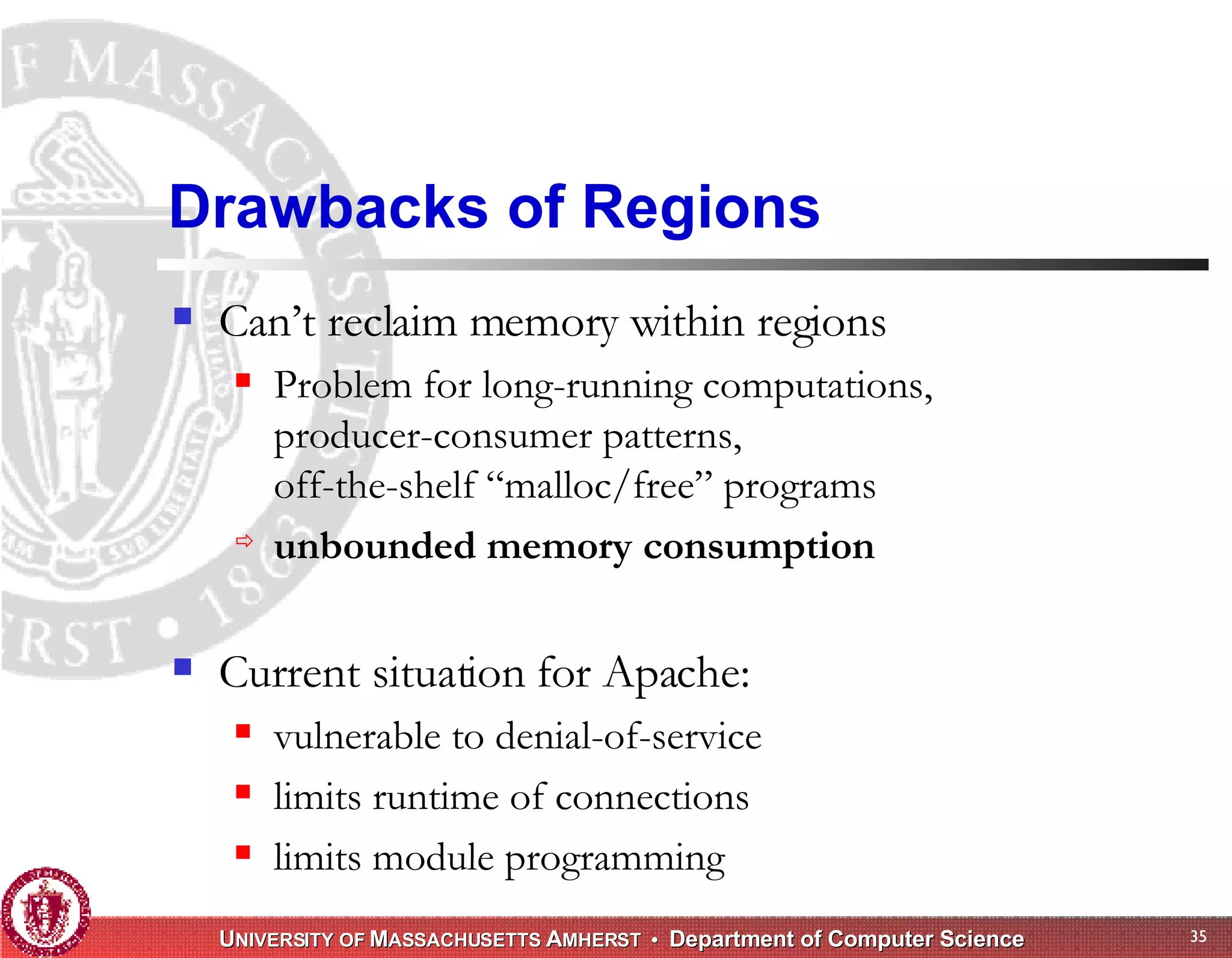 Memory Management for High-Performance Applications