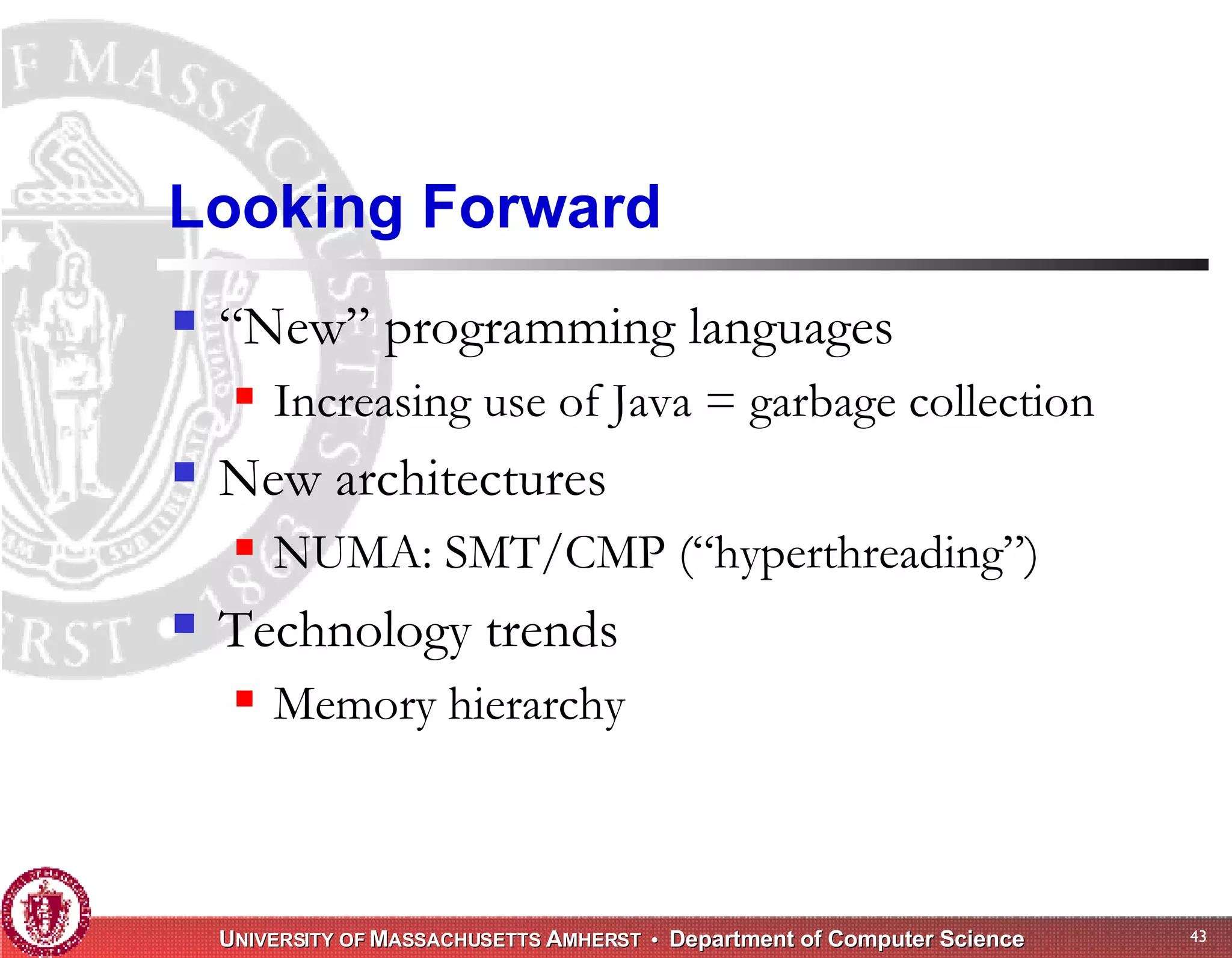 Memory Management for High-Performance Applications