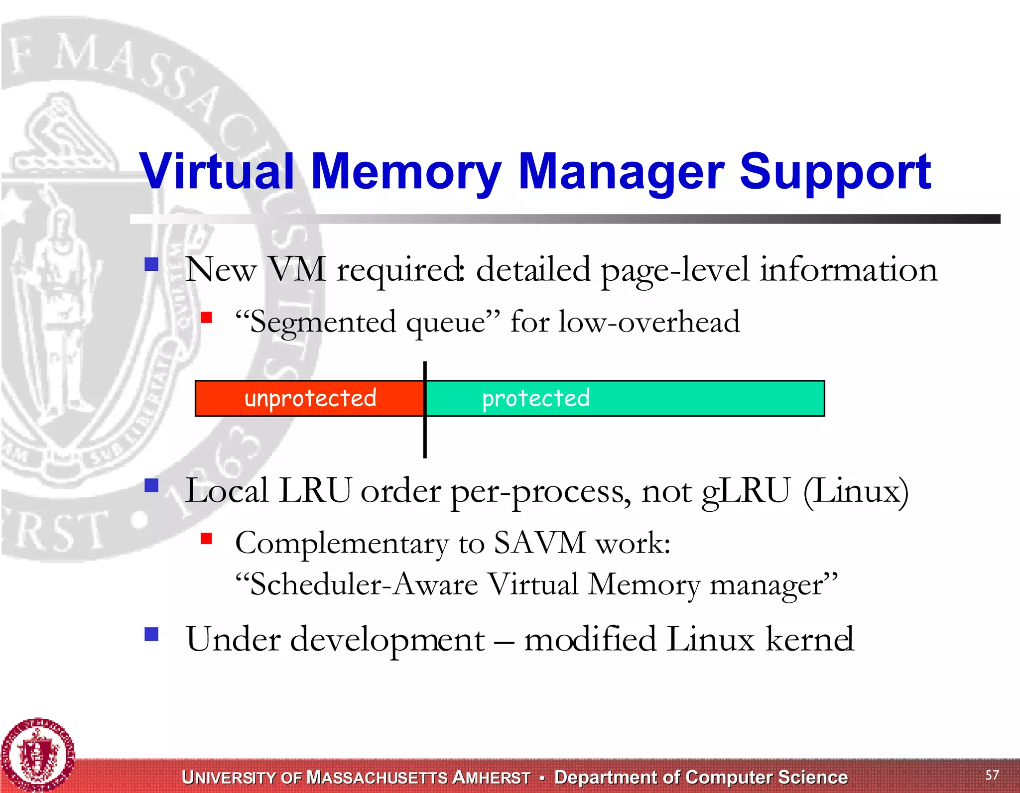 Memory Management for High-Performance Applications