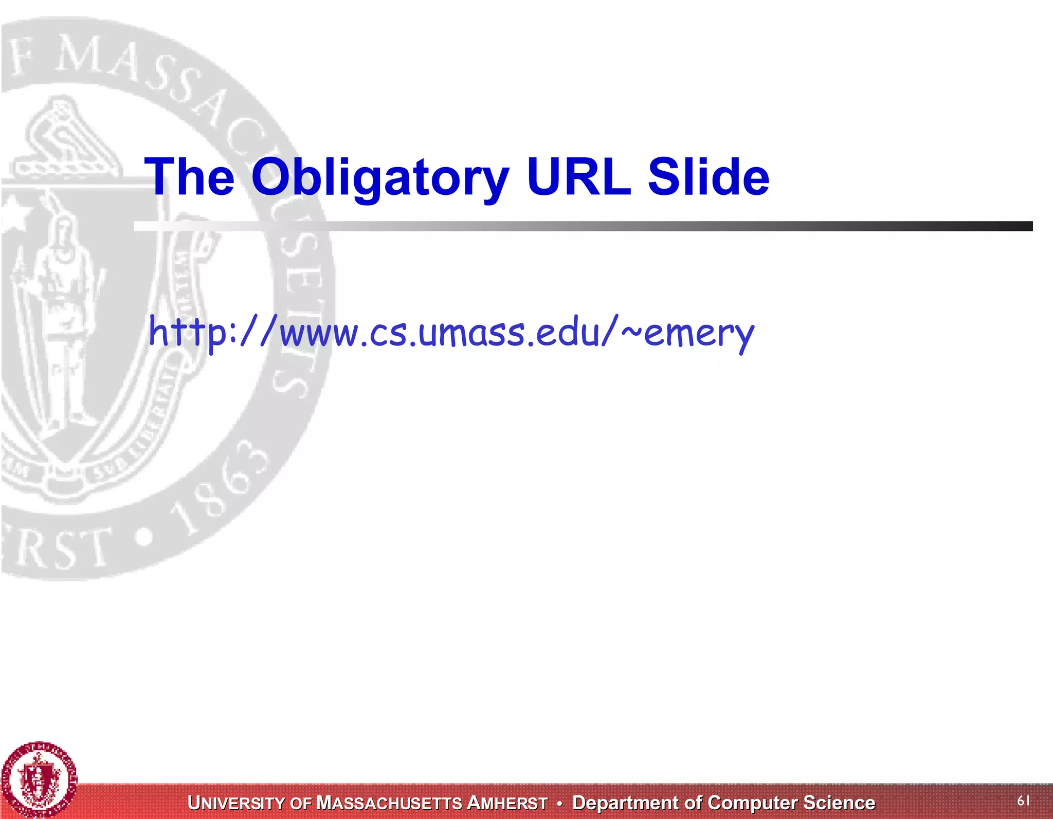 Memory Management for High-Performance Applications