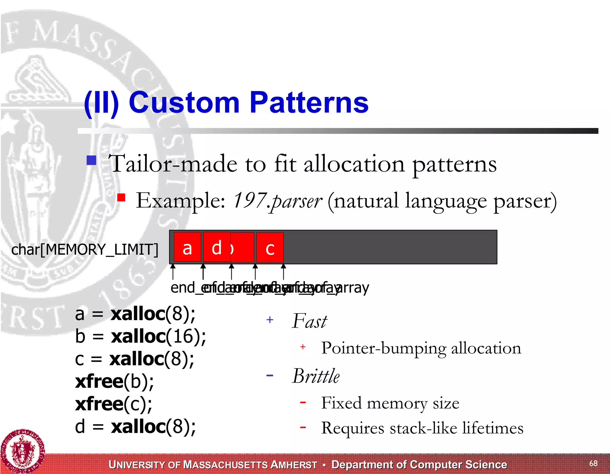 Memory Management for High-Performance Applications