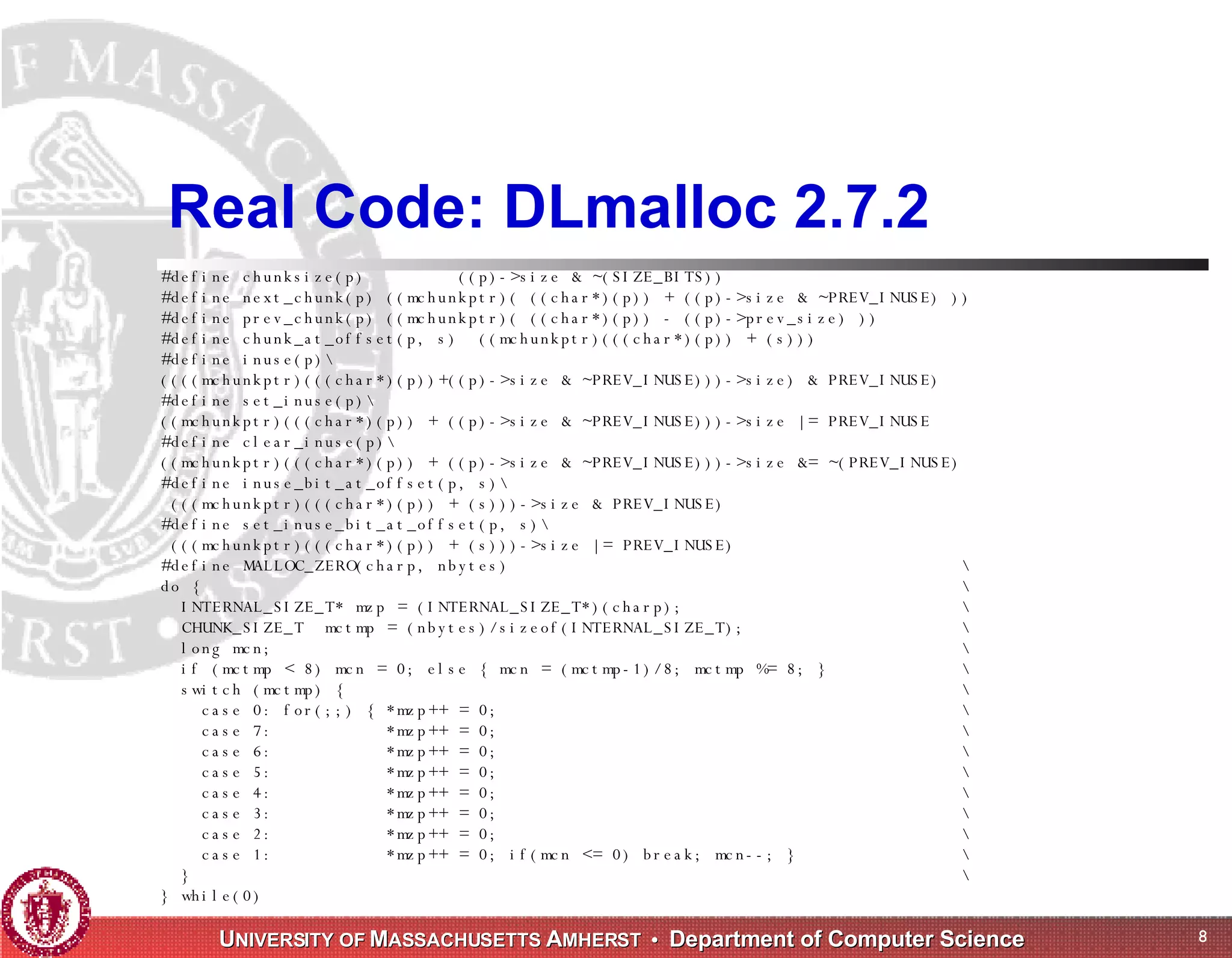 Memory Management for High-Performance Applications