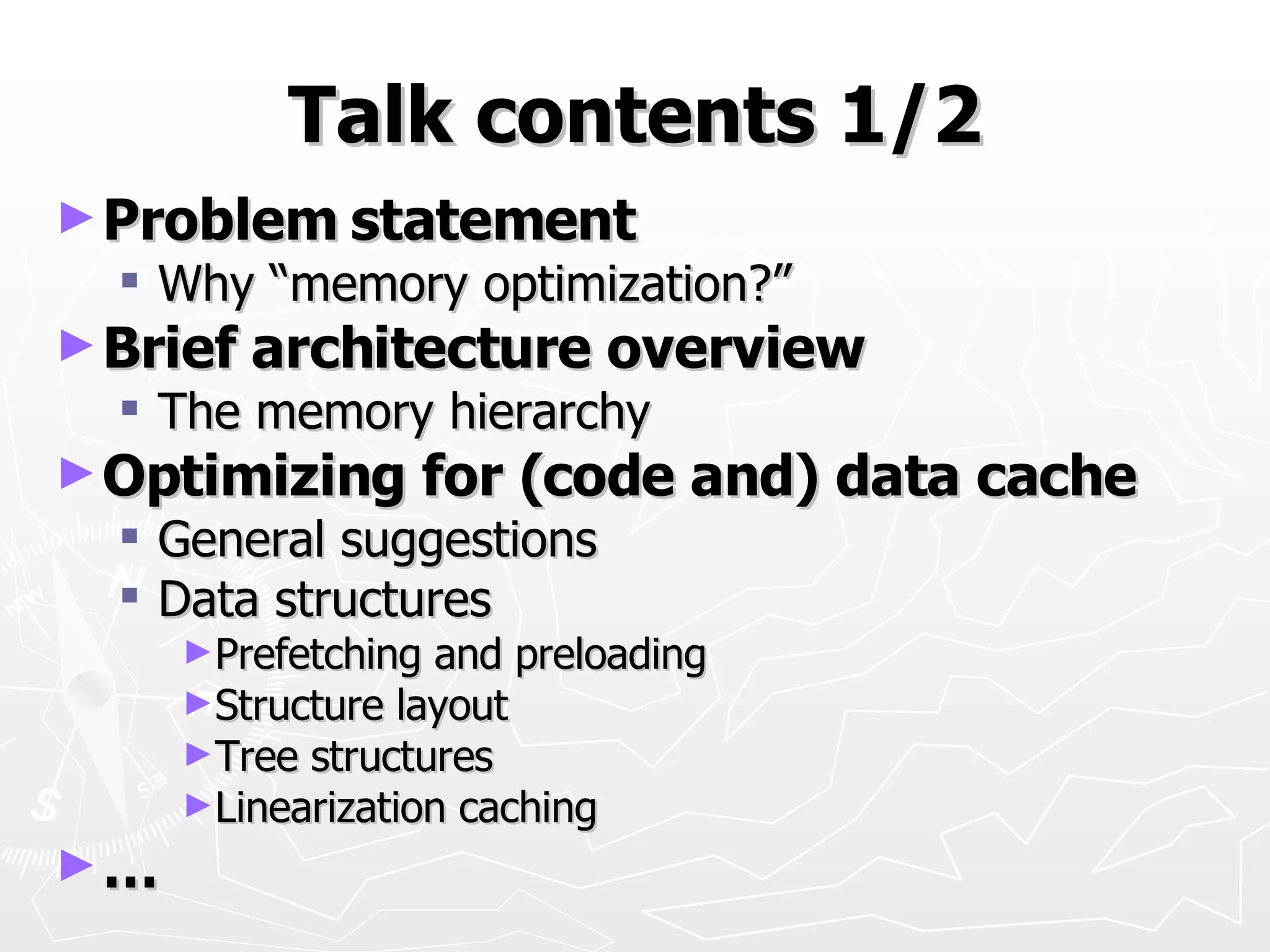Memory Optimization | PPT