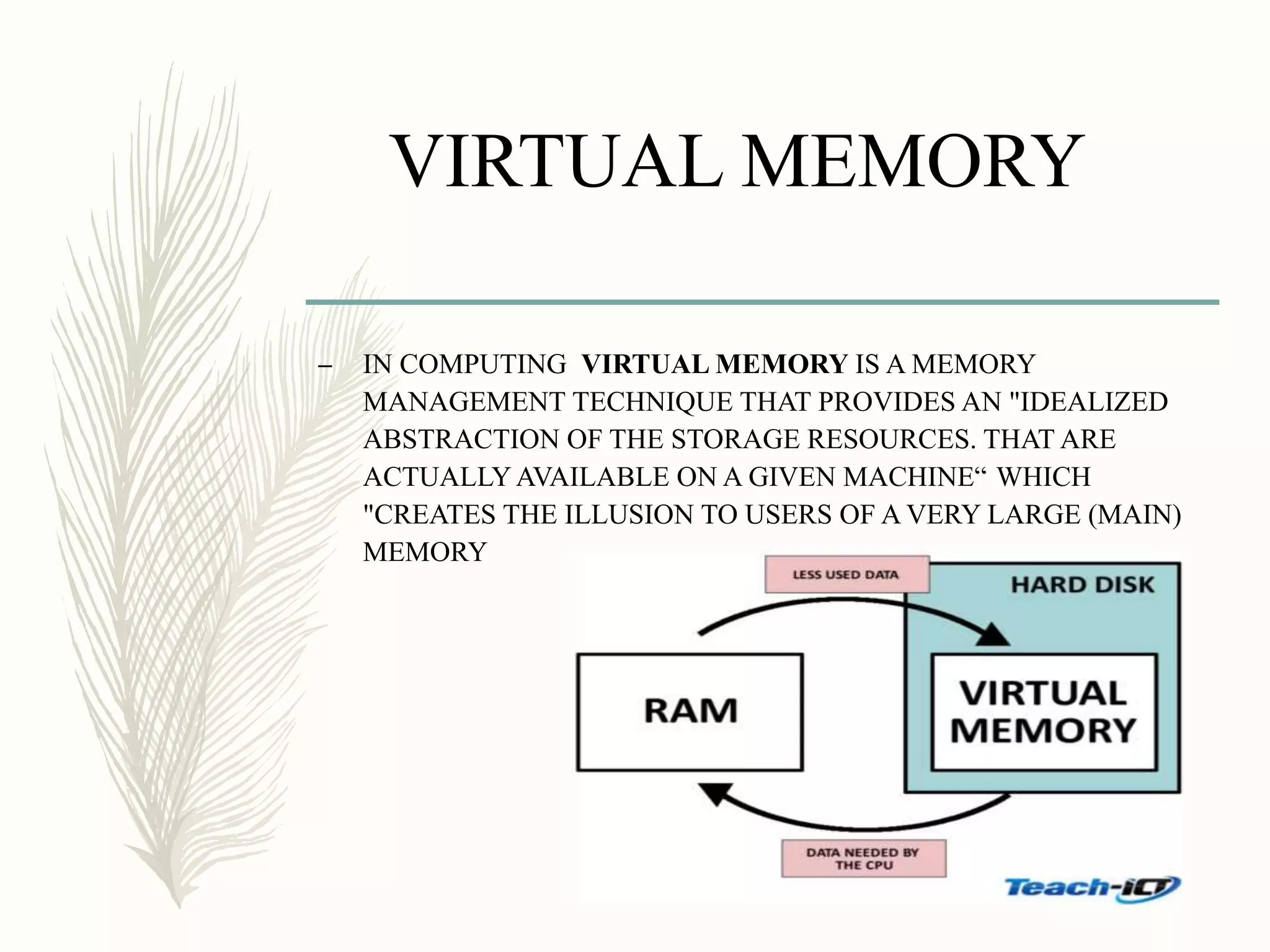 Power point presentation on memory of computer | PPTX