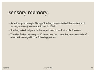 george sperling experiment