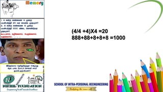 (4/4 +4)X4 =20
888+88+8+8+8 =1000
 