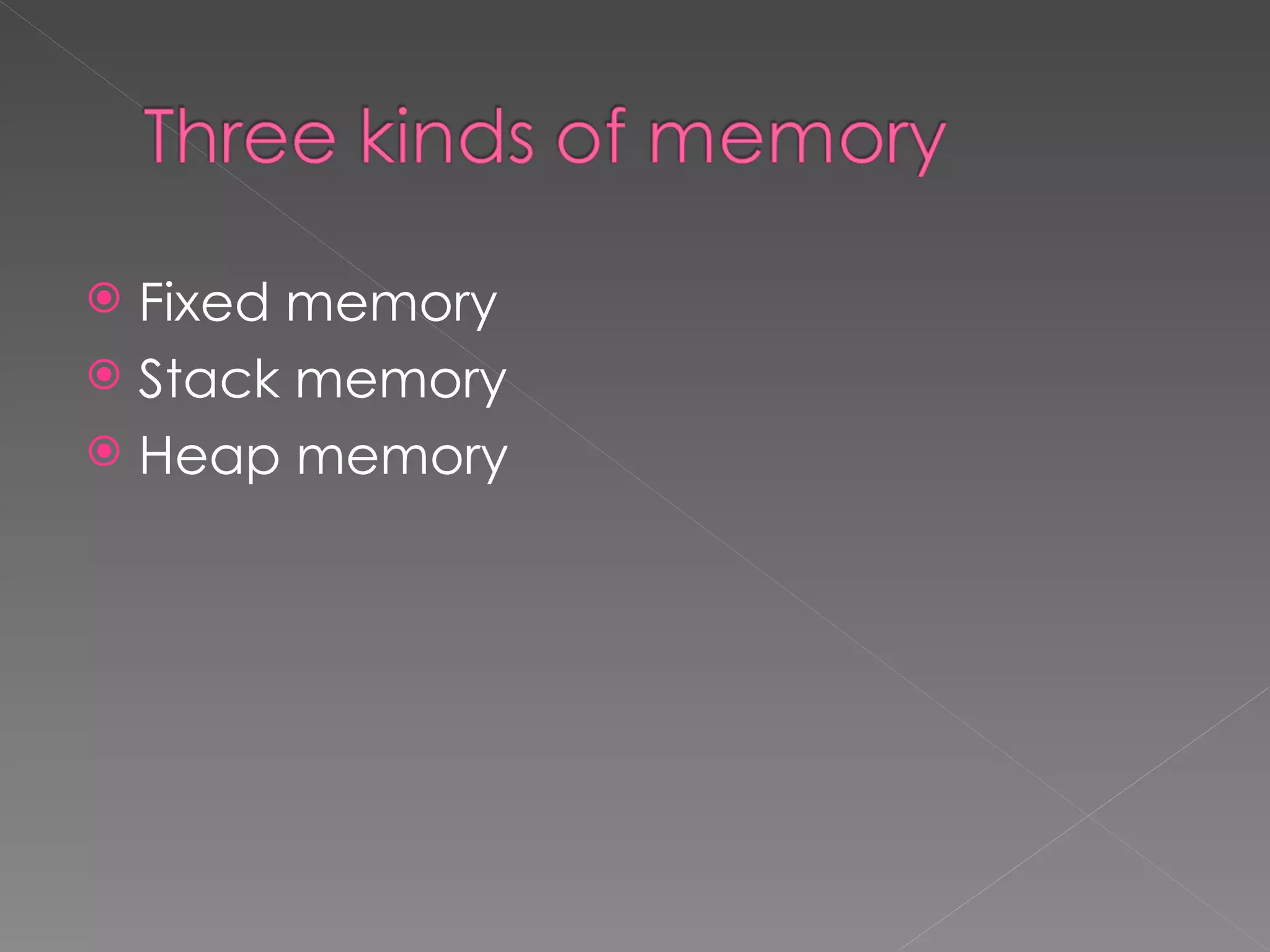 Memory allocation (4) | PPT