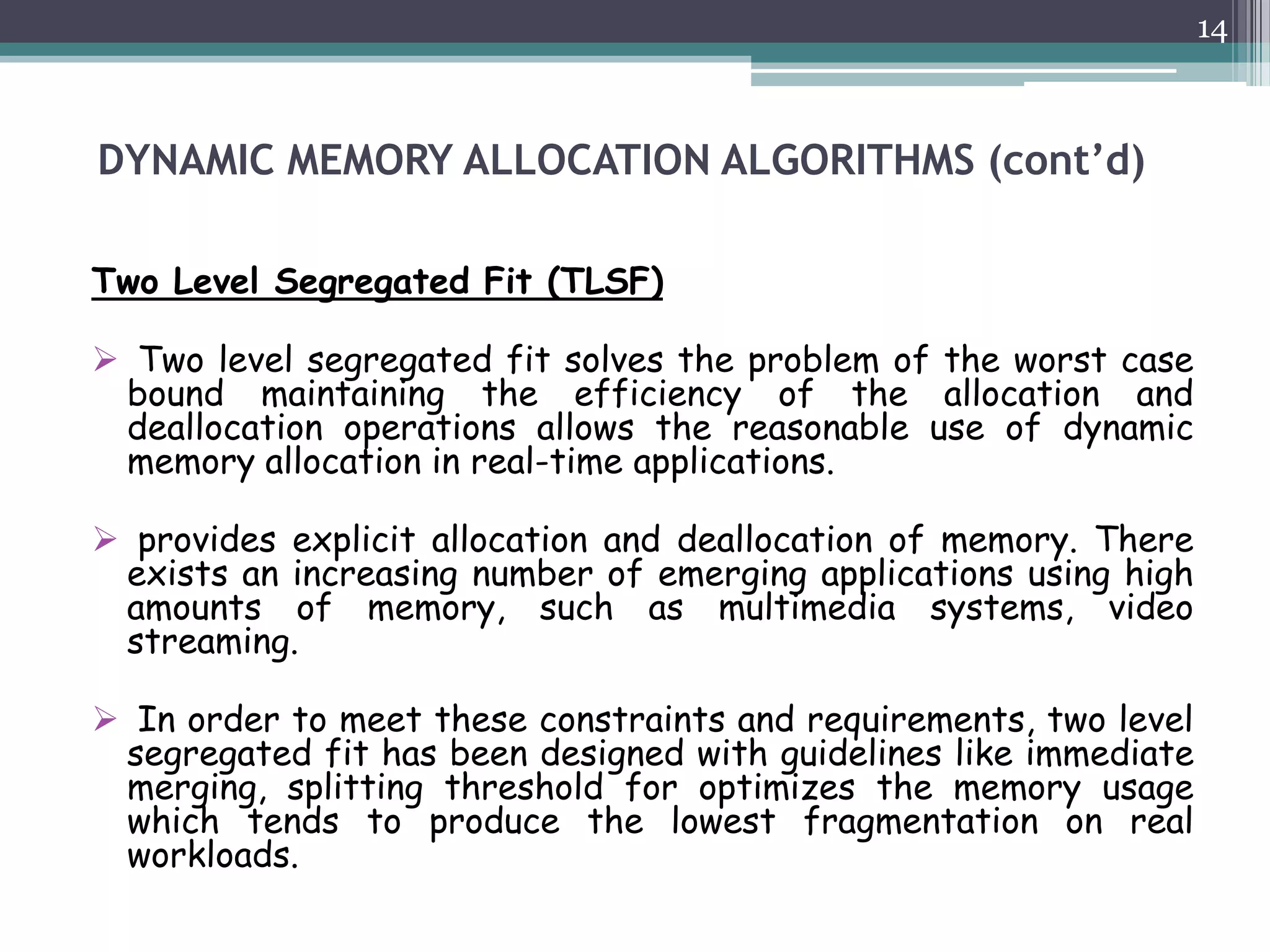 Memory allocation for real time operating system | PPTX | Operating ...