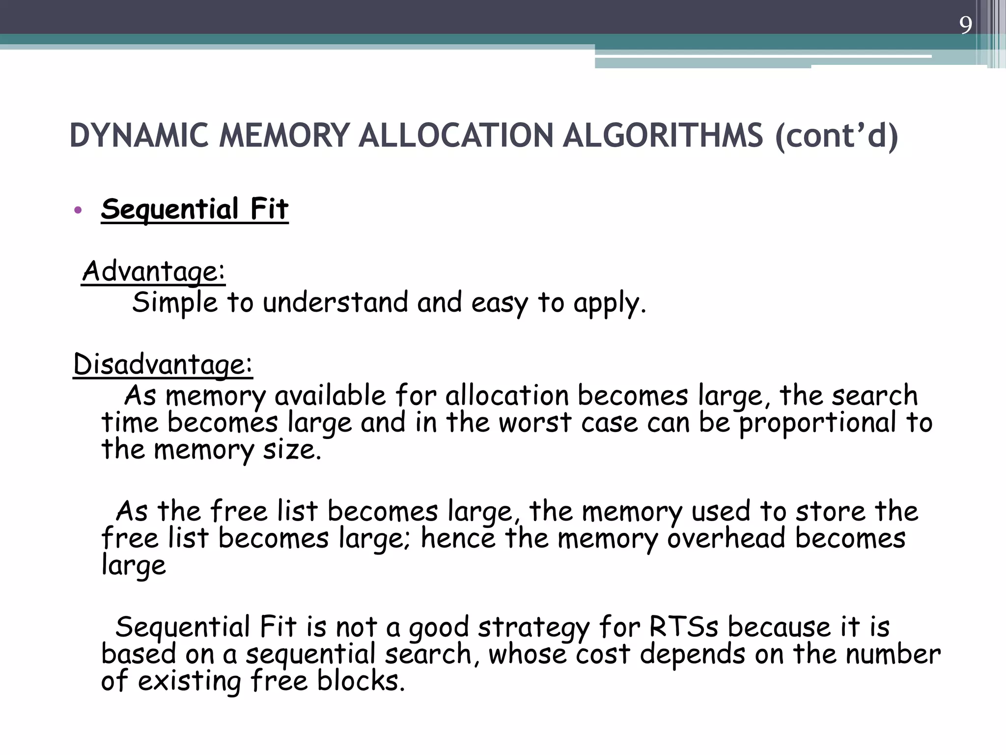 Memory allocation for real time operating system | PPTX | Operating ...