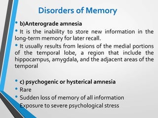 Memory and learning | PPT