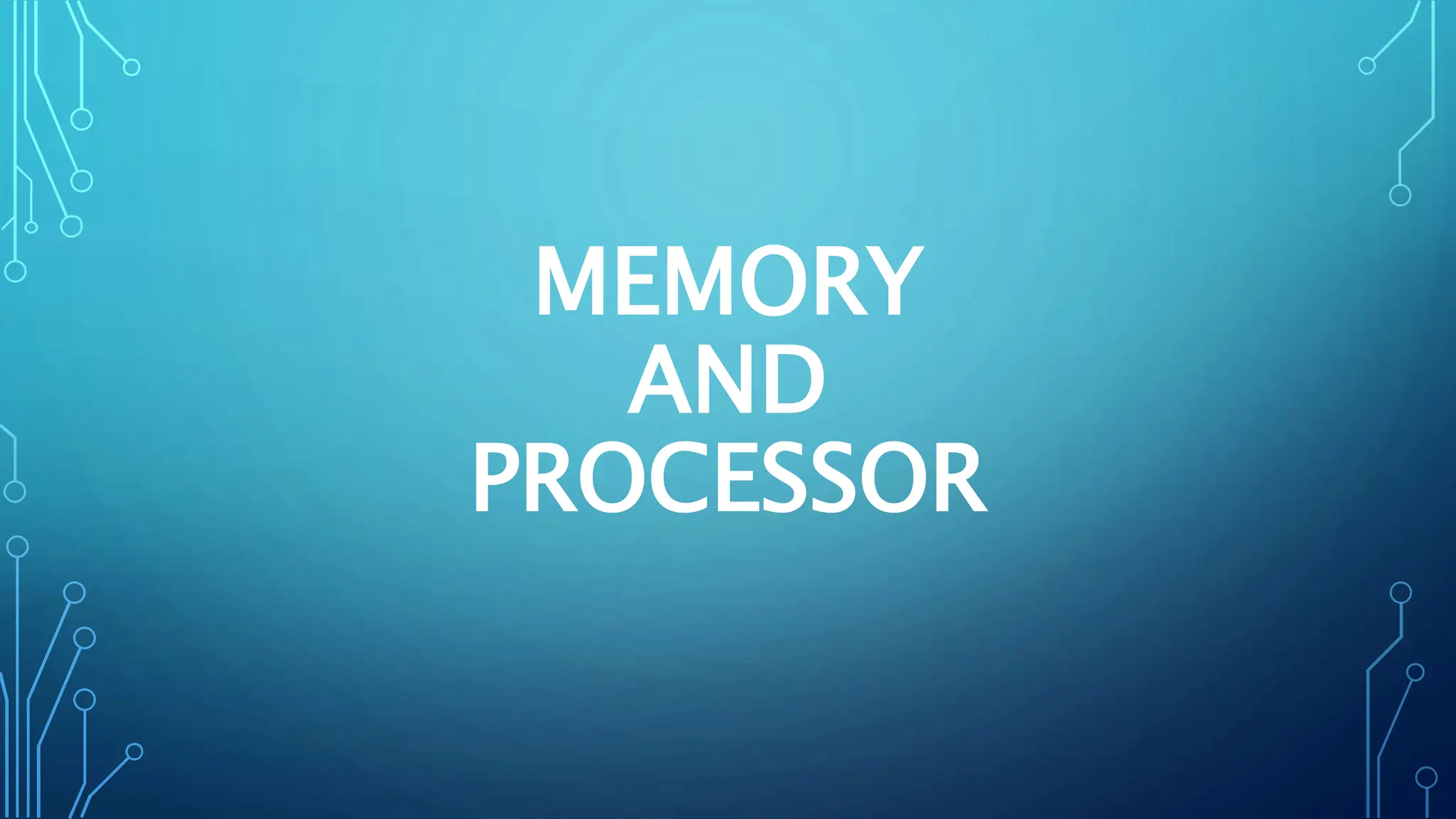 Memory and Processor for class presentation.pptx | Operating Systems ...