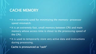 Memory and Processor for class presentation.pptx | Operating Systems ...