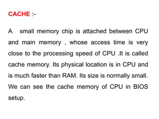 Memory and storage | PPT