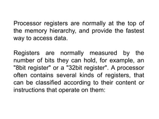 Memory and storage | PPT