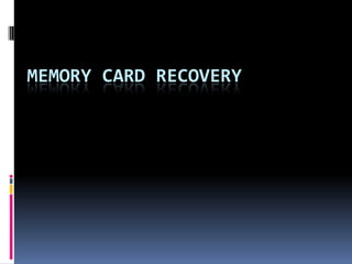 Memory Card Recovery 