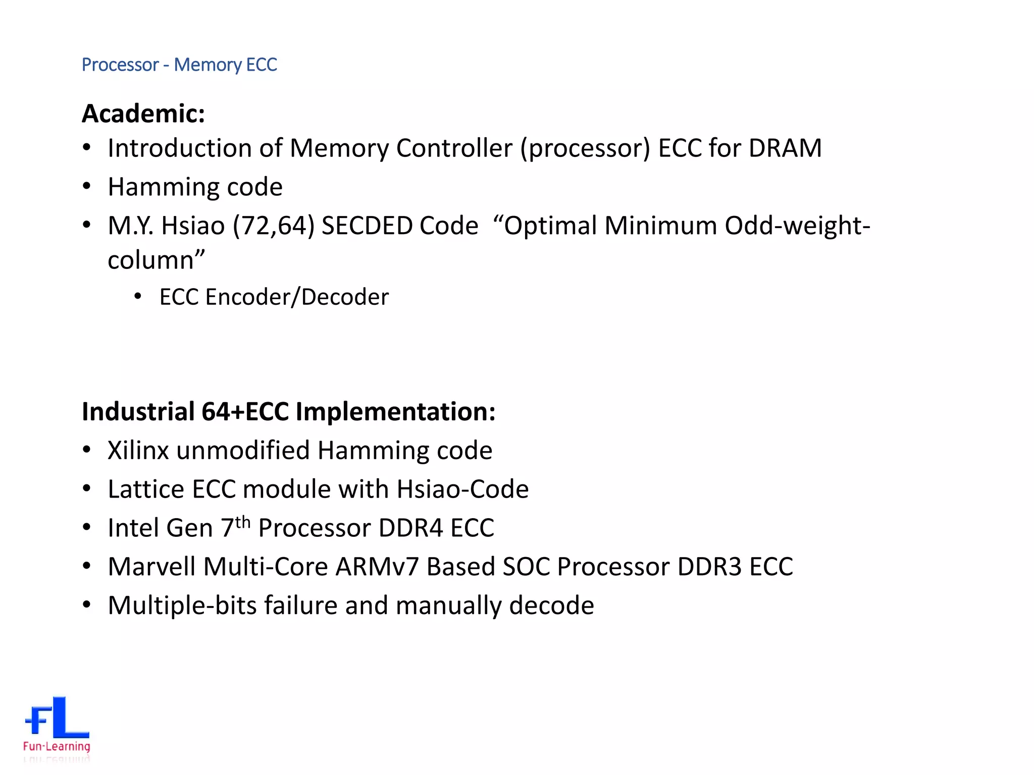 Memory ECC - The Comprehensive of SEC-DED. | PDF | Data Storage and ...