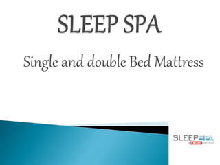 Single and double Bed Mattress
 