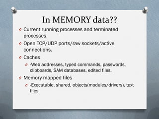 Memory Forensics | PDF