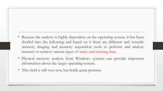 Memory Analysis Using Autopsy Memory forensics.pptx
