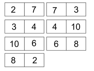 2 6 3 7 3 4 7 10 4 6 8 2 8 10