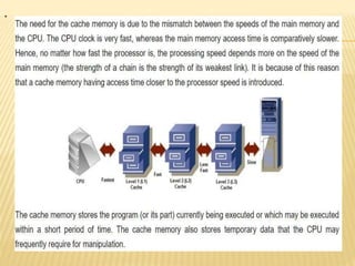 Memory hierarchy (In Details) | PPTX