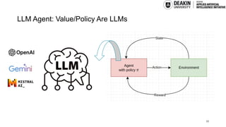 LLM Agent: Value/Policy Are LLMs
10
 