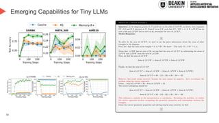 34
Emerging Capabilities for Tiny LLMs
 