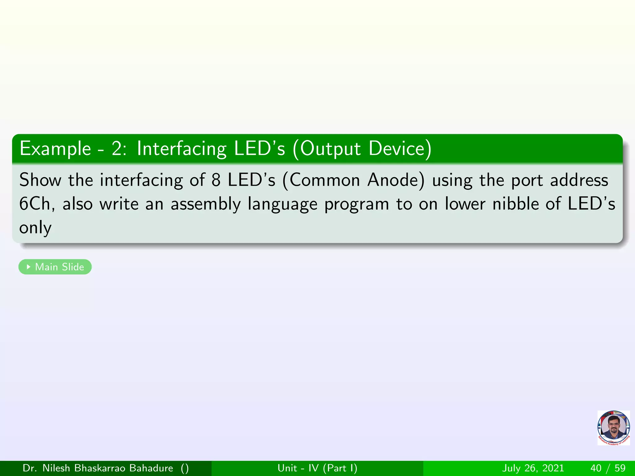 Memory interfacing of microprocessor 8085 | PPT