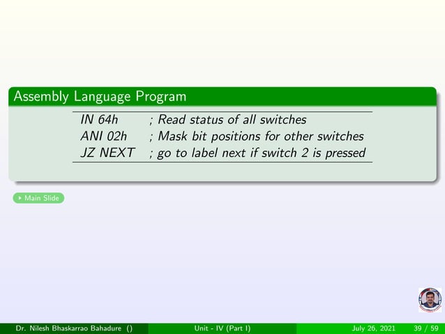Memory interfacing of microprocessor 8085 | PPT