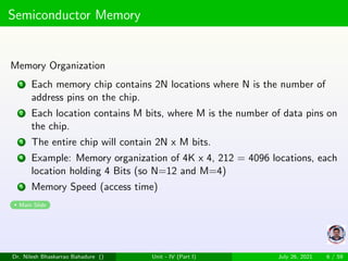 Memory interfacing of microprocessor 8085 | PDF