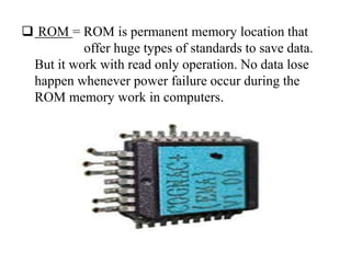 Memory & its types presentation1 | PPTX