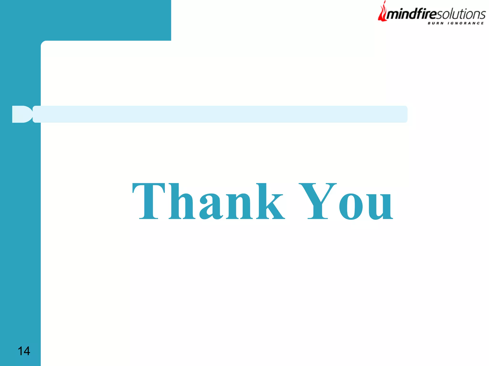 Thank You
14

 