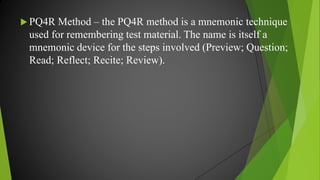 Memory & Learning | PPTX