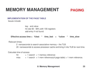 Memory management | PDF