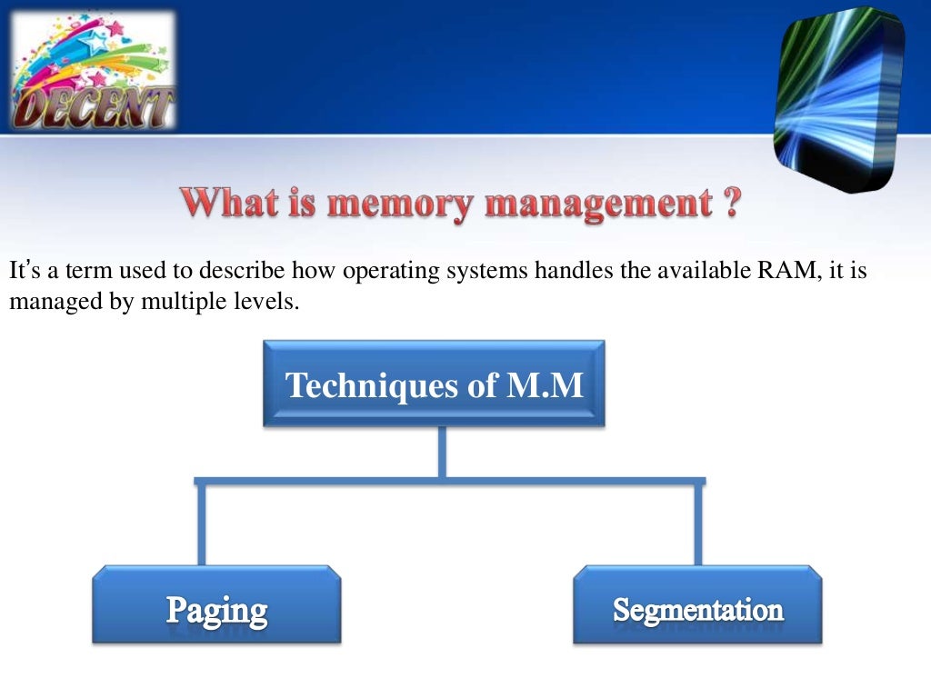 Memory management