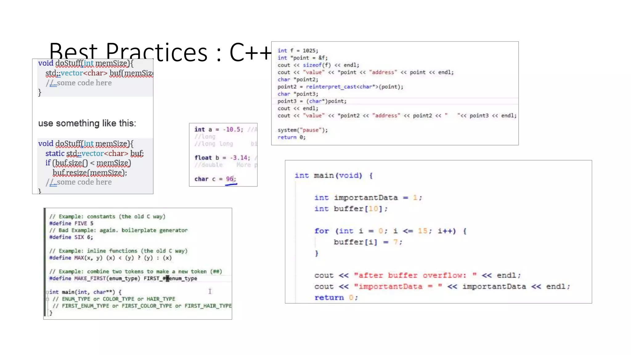 Coding Best Practices For Memory Management | PPT