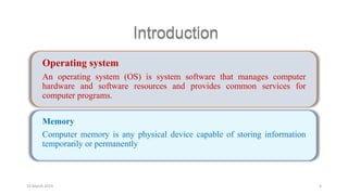 Memory management | PPT