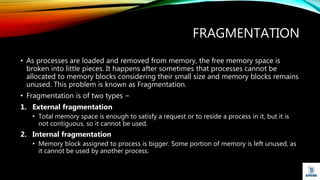 Memory management | PPTX