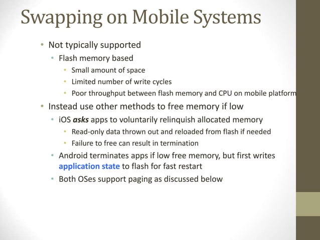 Operating systems- Main Memory Management | PPT | Operating Systems ...