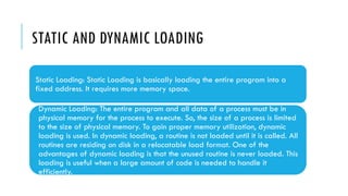Dynamic Loading Method Memory Management in System Designing.pptx