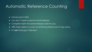 iOS Memory Management | PPT