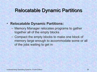 Early Systems: Single-User Contiguous Scheme -Fixed Partitions-Dynamic ...