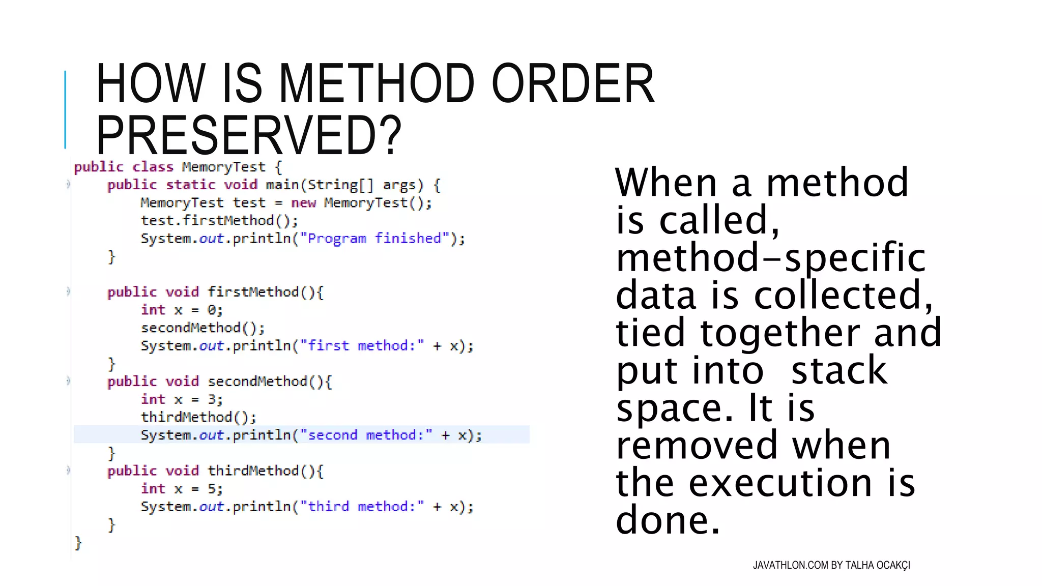 Heap and stack space in java | PPTX