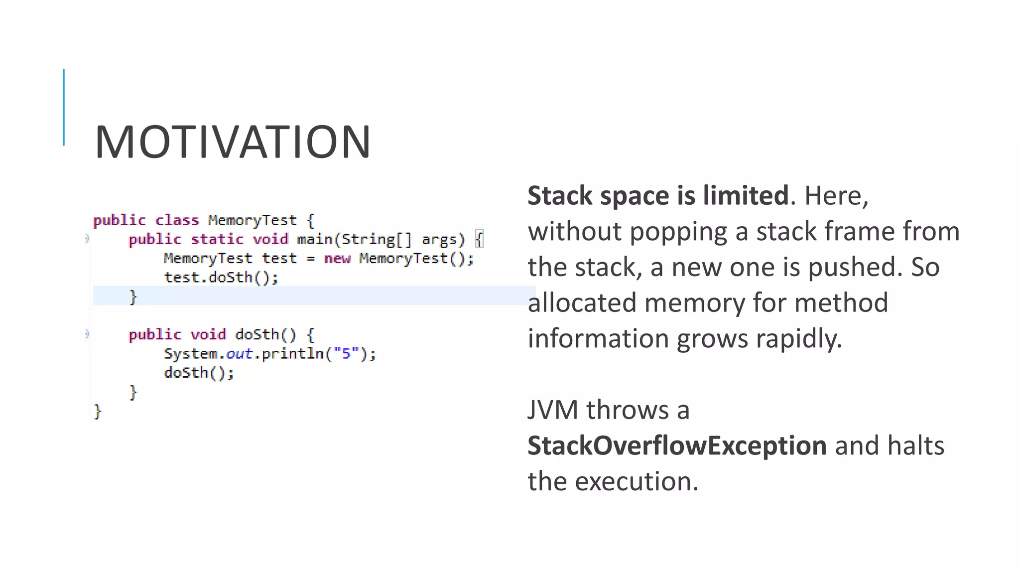Heap and stack space in java | PPT